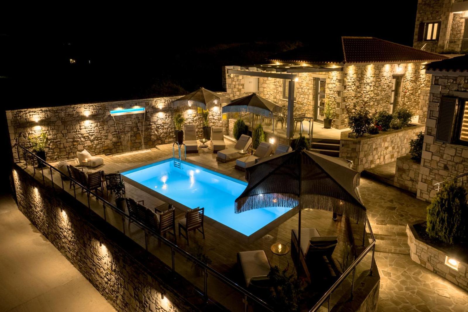 Lithoessa Luxury Apartments Agios Ioannis Kaspaka Exterior photo